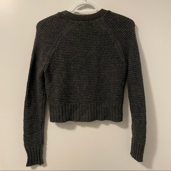 American Eagle boxy cropped knit cardigan - Picture 2 of 5